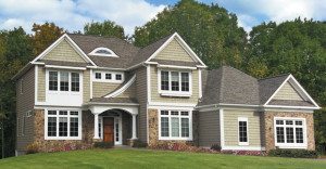 House with Vinyl Siding